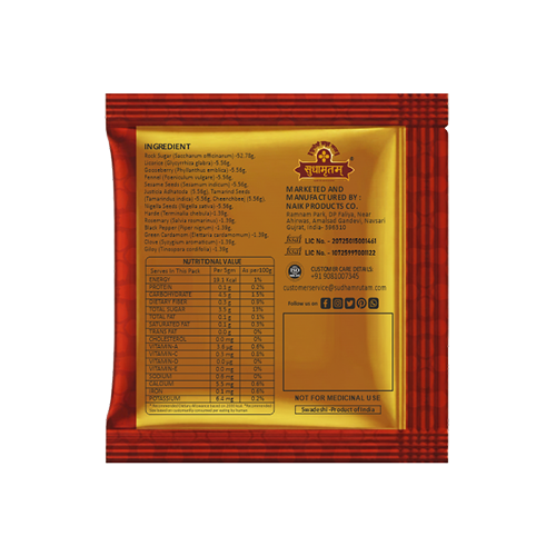 Nutraceutical Mouth Freshener Pouch